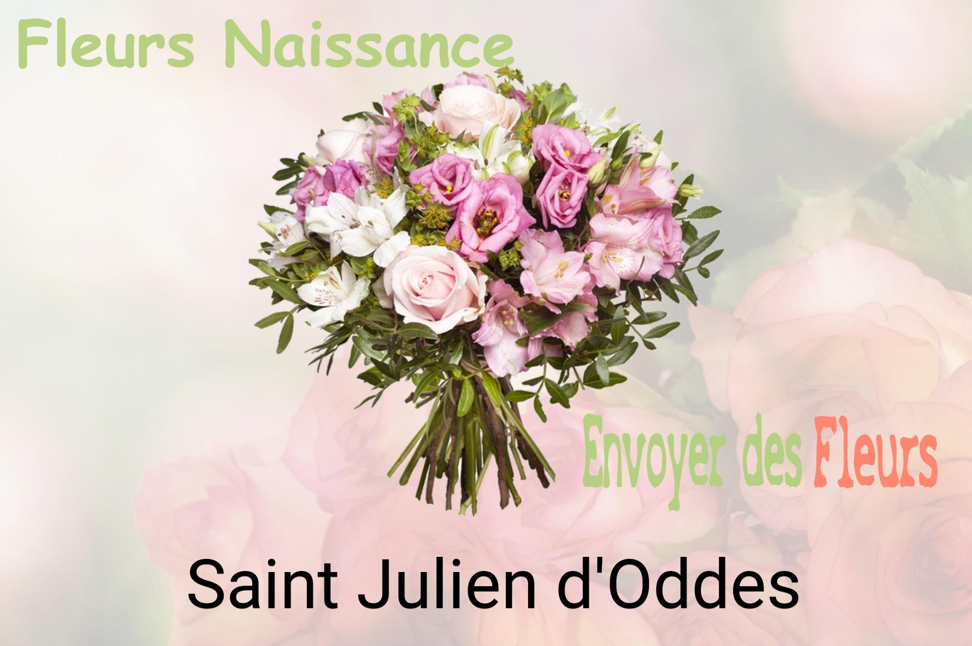 Bouquet de fleurs de naissance livré à Saint-Julien-d'Oddes